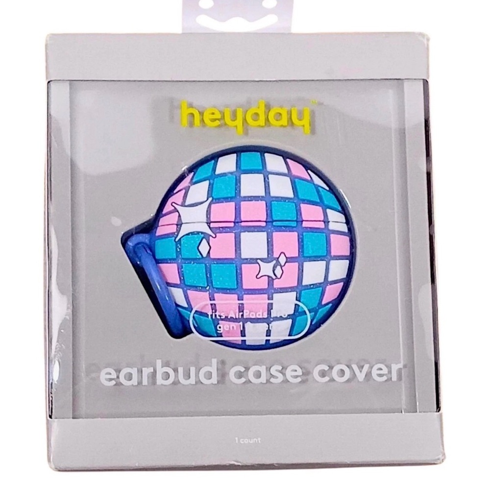 New Heyday Earbud Case Cover Fits AirPods Pro gen 1 & 2 - Disco Ball
New in Box